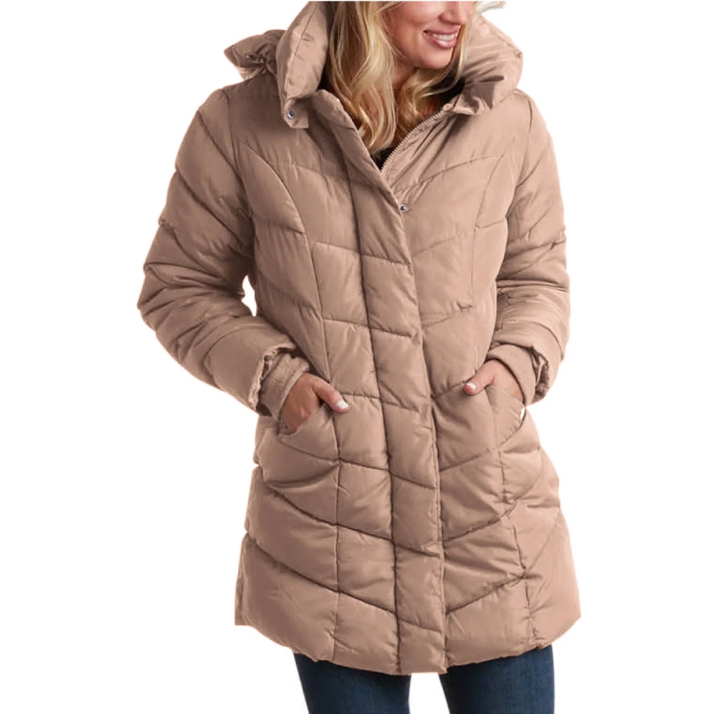 Steve Madden Women’s Winter Jacket – Insulated Weather Resistant