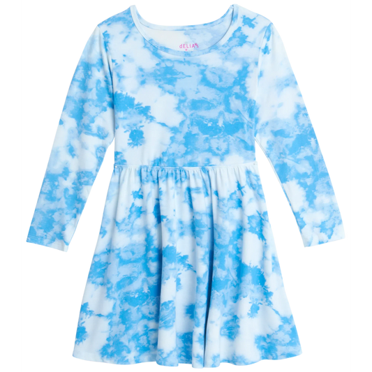 dELiA*s Girls' Dress - Super Soft Casual Long Sleeve Dress with Purse (2T-16)