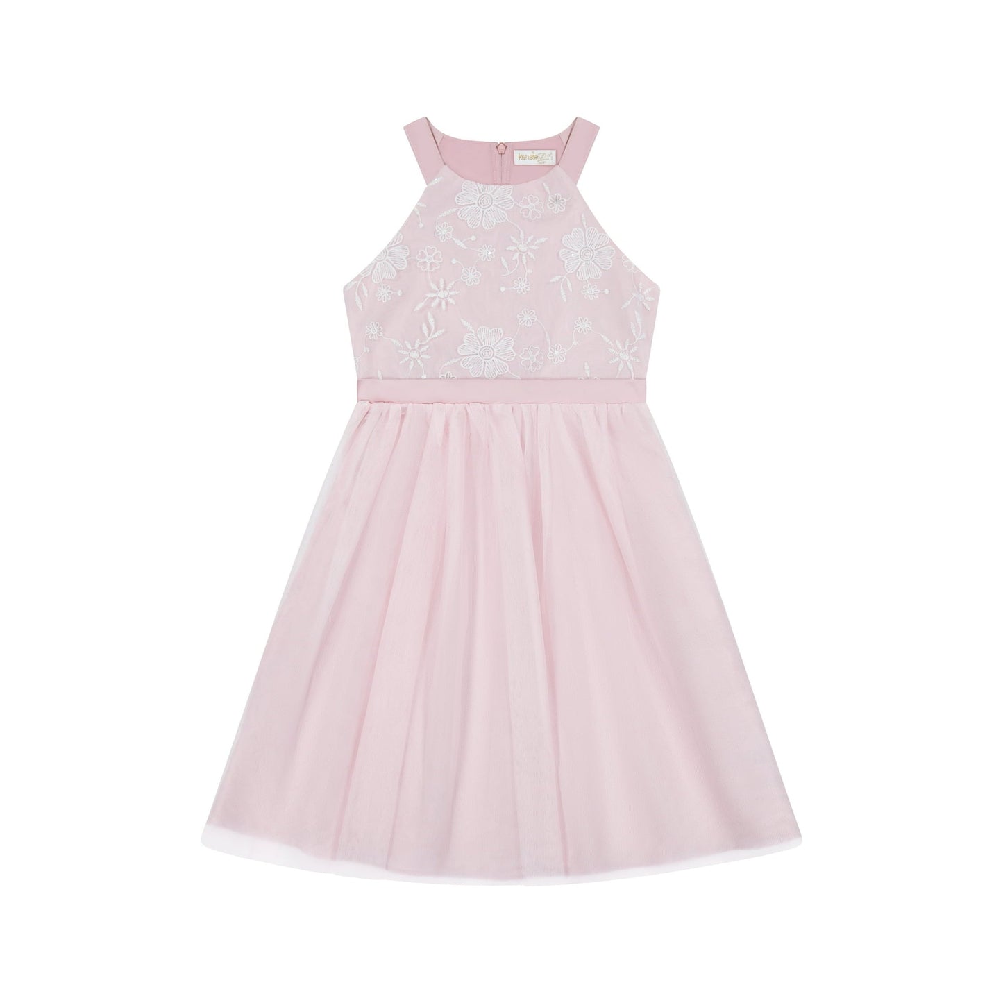 Kensie Girl Embroidered Mesh Special Occasion Dress, Sizes 4-16